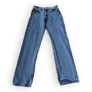 VINTAGE Levis 501 Jeans Mens 34x36 Blue Straight Leg Actual 30x31 Button Fly 90s